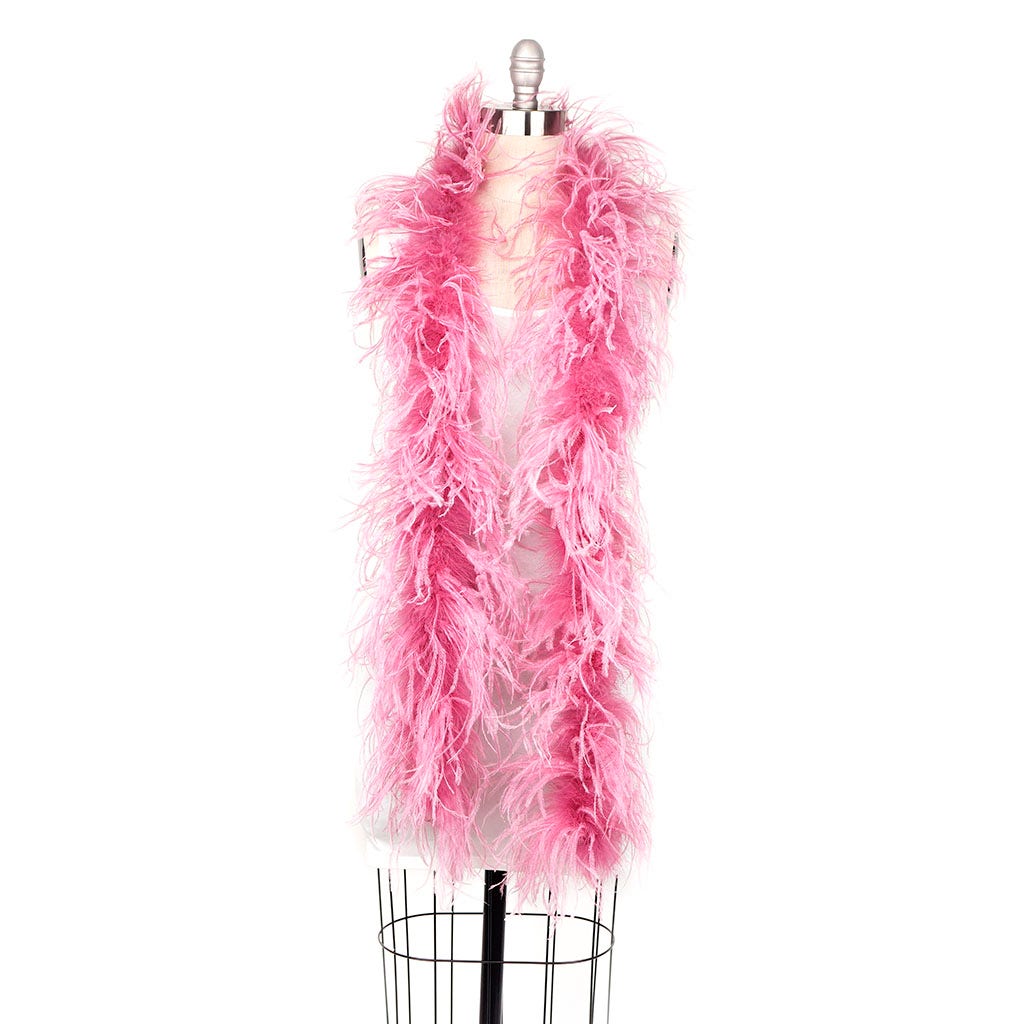 Dusty Rose Gold 2 Ply Ostrich Feather Boa