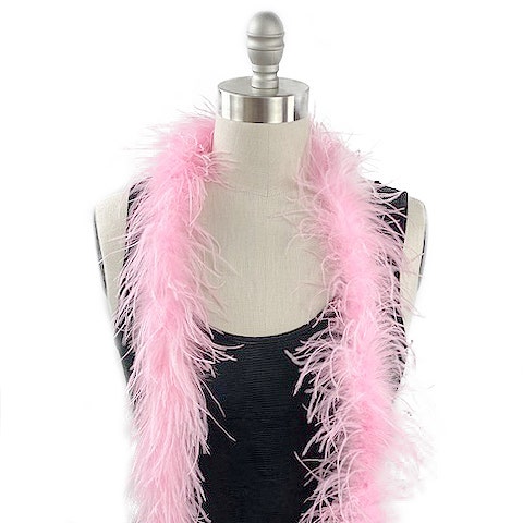 Ostrich Feather Boa - Value Two-Ply - Candy Pink