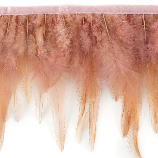 Saddle Fringe Dyed Rose