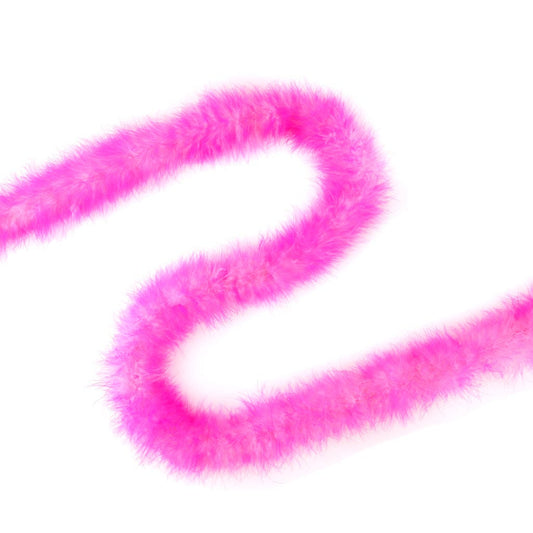 Marabou Feather Boa - Mediumweight - Tipped - Candy Pink/Shocking Pink
