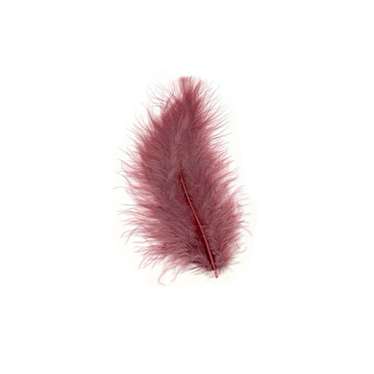 Turkey Feather Flats Dyed - Dusty Rose