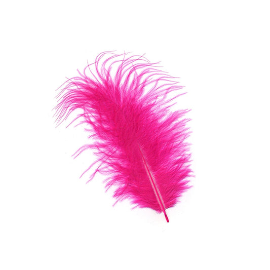 Turkey Marabou Dyed - Shocking Pink