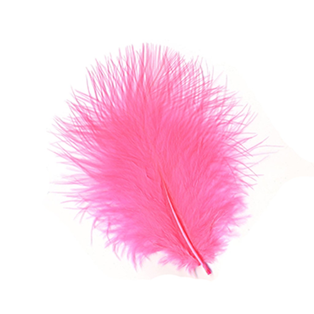 Turkey Marabou Dyed - Pink Orient