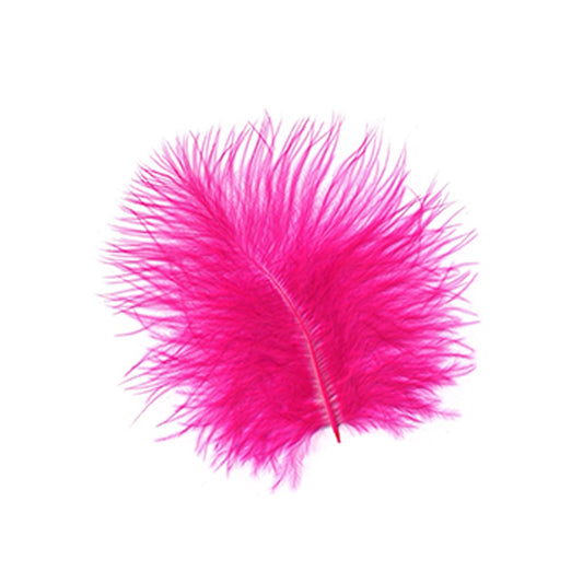 Turkey Marabou Dyed - Shocking Pink