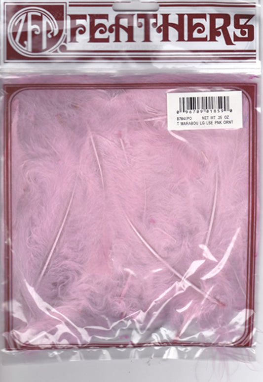 Loose Turkey Marabou Dyed - Candy Pink