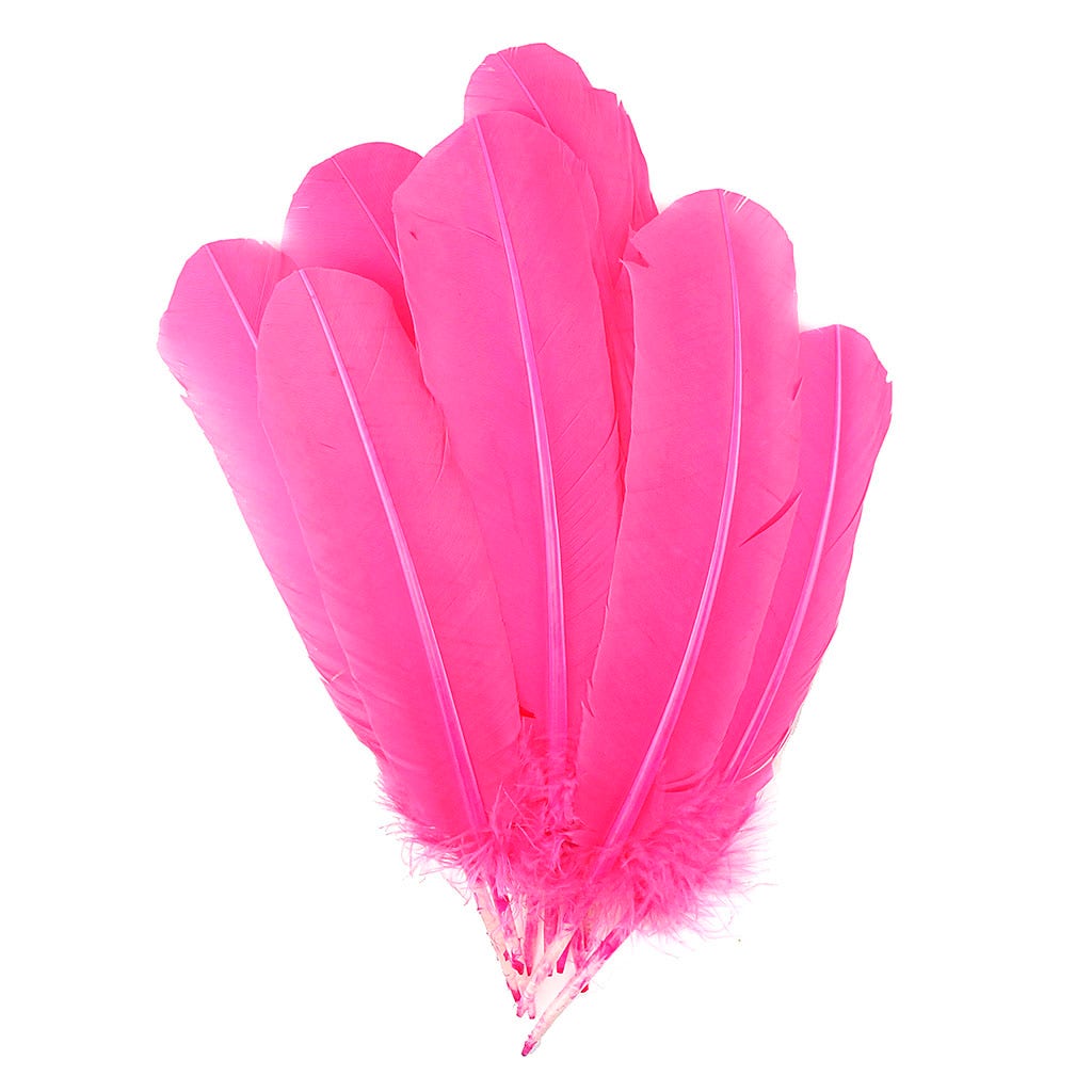 Turkey Quills Selected - Pink Orient