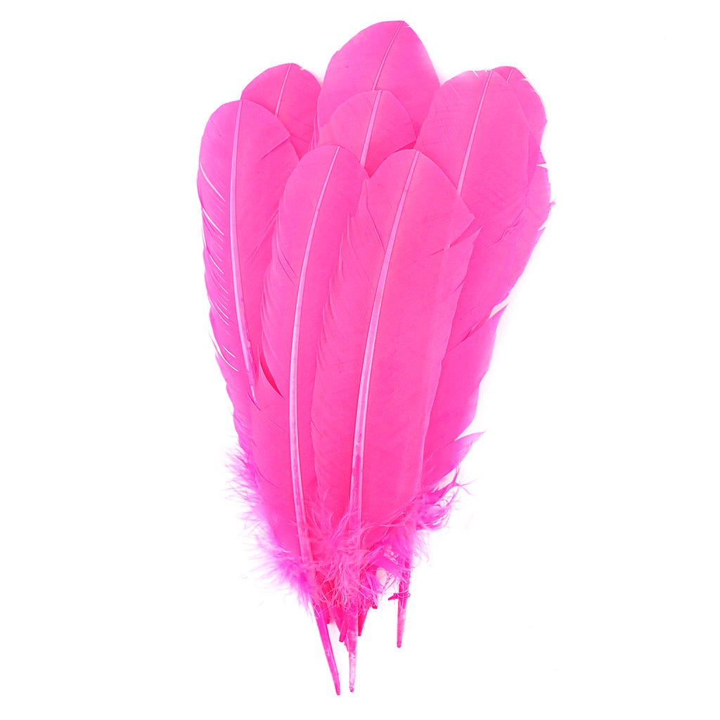 Turkey Quills Selected - Pink Orient