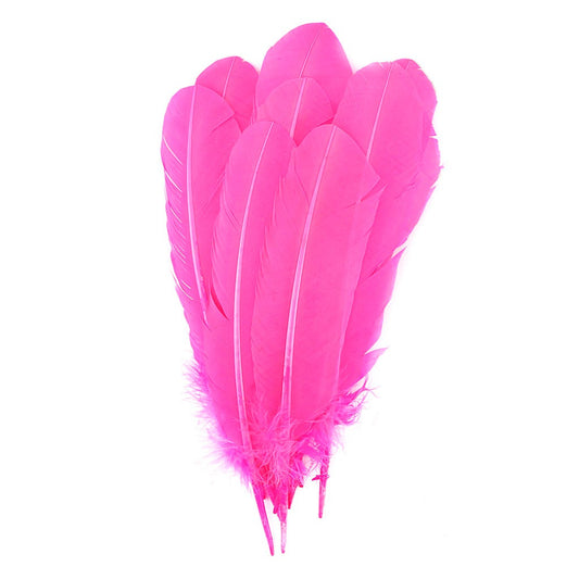 Turkey Quills by Pound - Right Wing - Pink Orient