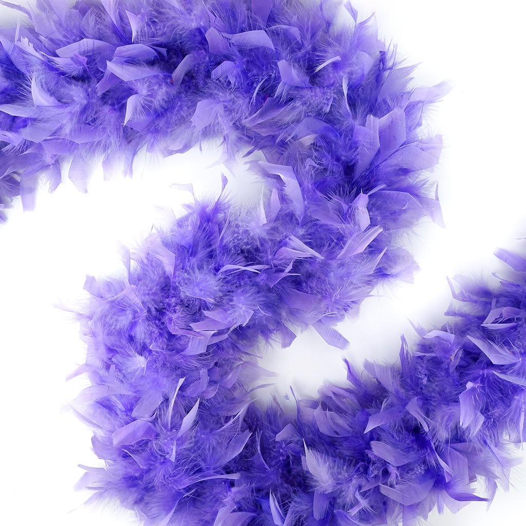 Chandelle Feather Boa - Heavyweight  - Lavender