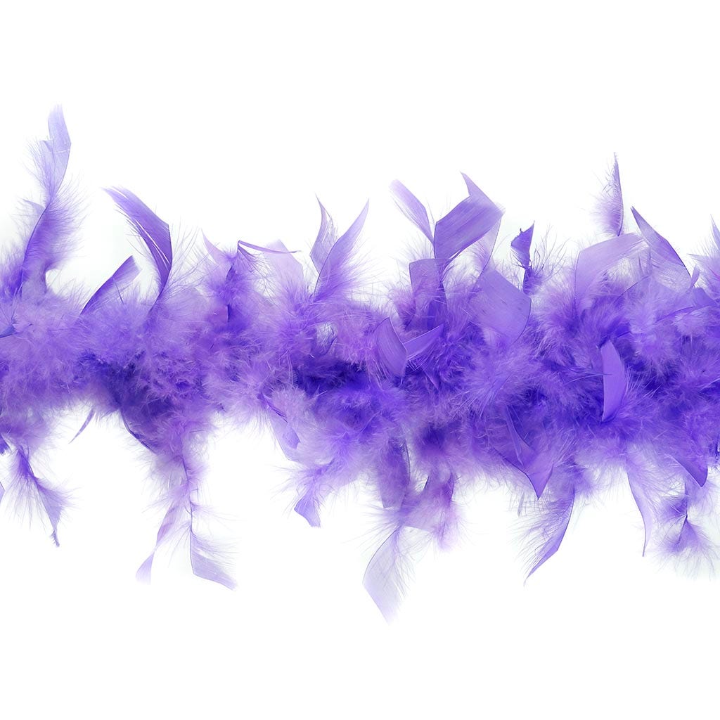 Chandelle Feather Boa - Lightweight - Lavender