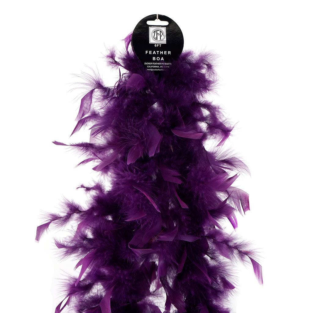 Chandelle Feather Boa - Lightweight - Purple