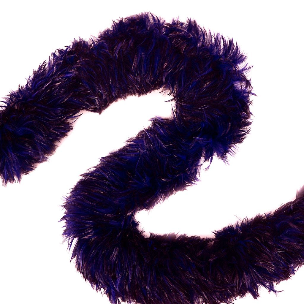 Regal Rooster Hackle Dyed Feather Boa For Sale | Buy 2 Yards Boas ...