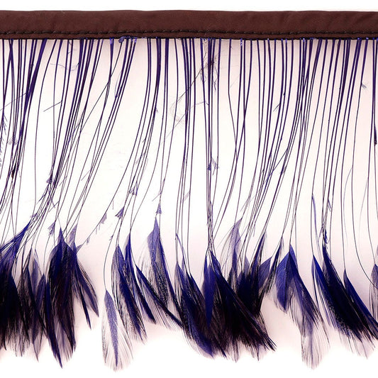 Stripped Hackle Feather Fringe - Regal