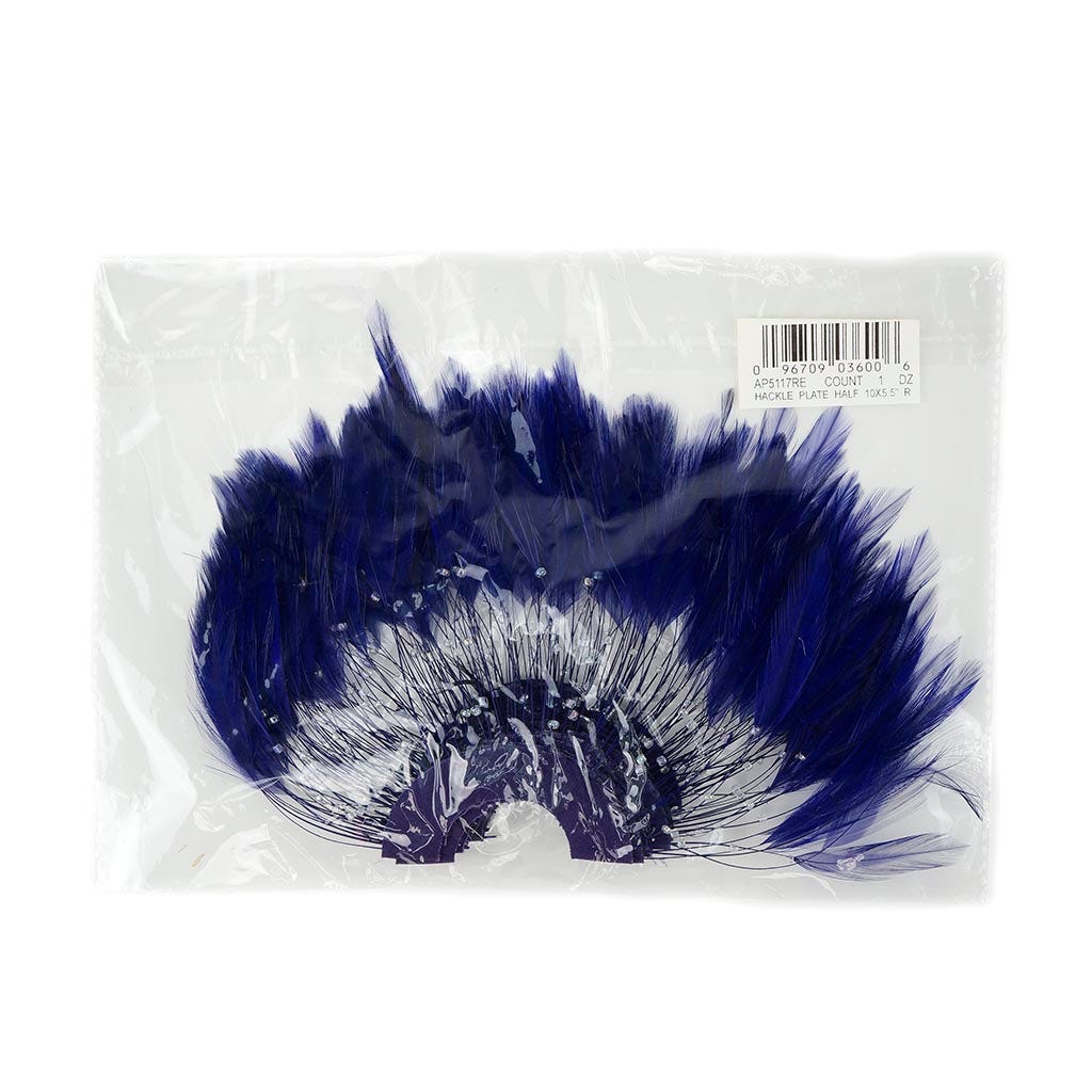Feather Hackle Plates Solid Colors - Regal