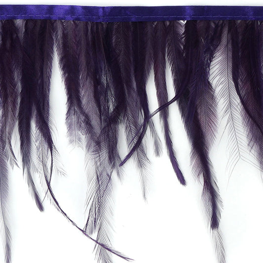 Emu Feather Fringe 5yd Grape