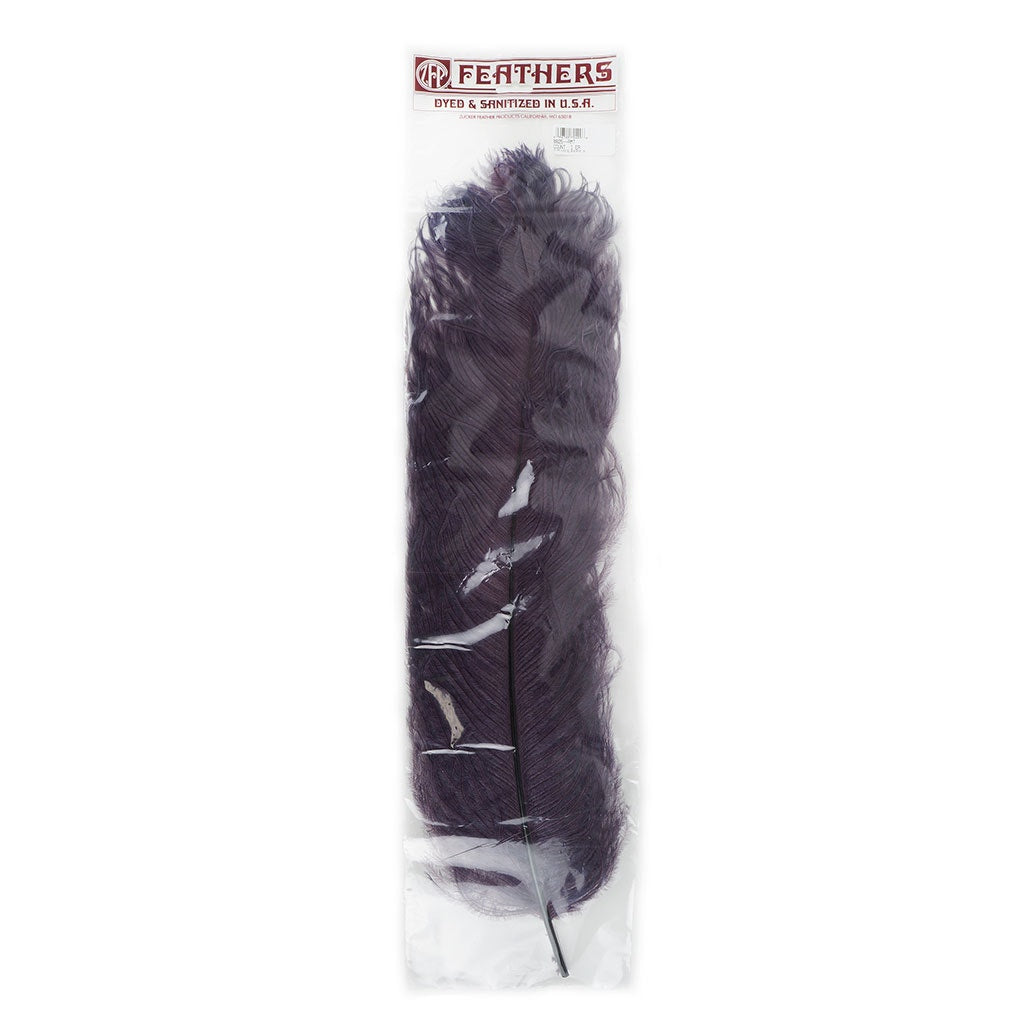 Large Ostrich Feathers - 20-25" Prime Femina Plumes - Amethyst
