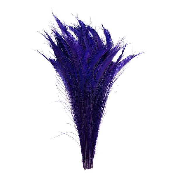 Zucker Feather Products Peacock Swords Bleach Dyed - Red