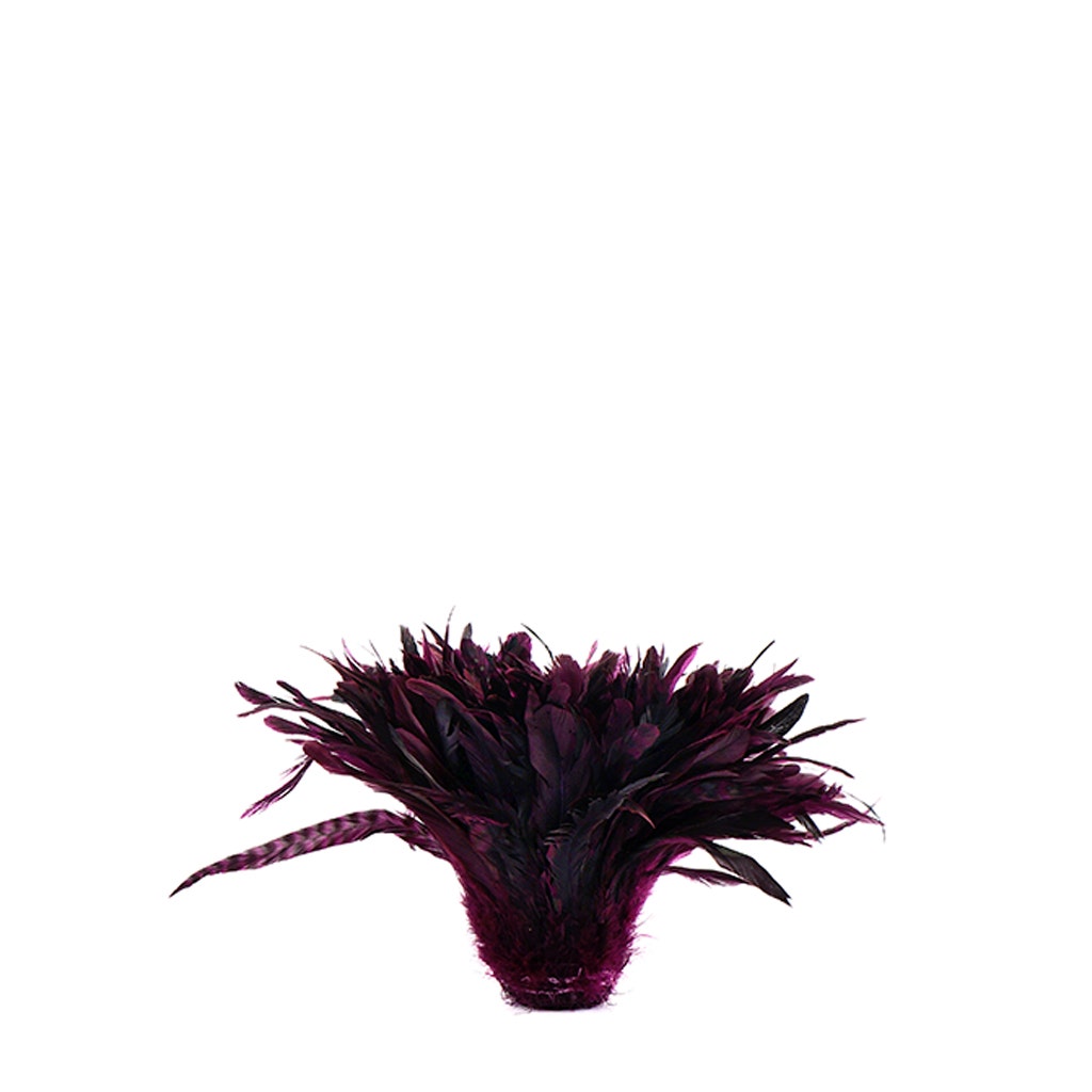 Rooster Coque Tails-Chinchilla - Purple - 7-10" - 1/4 lb (1.25 yard)