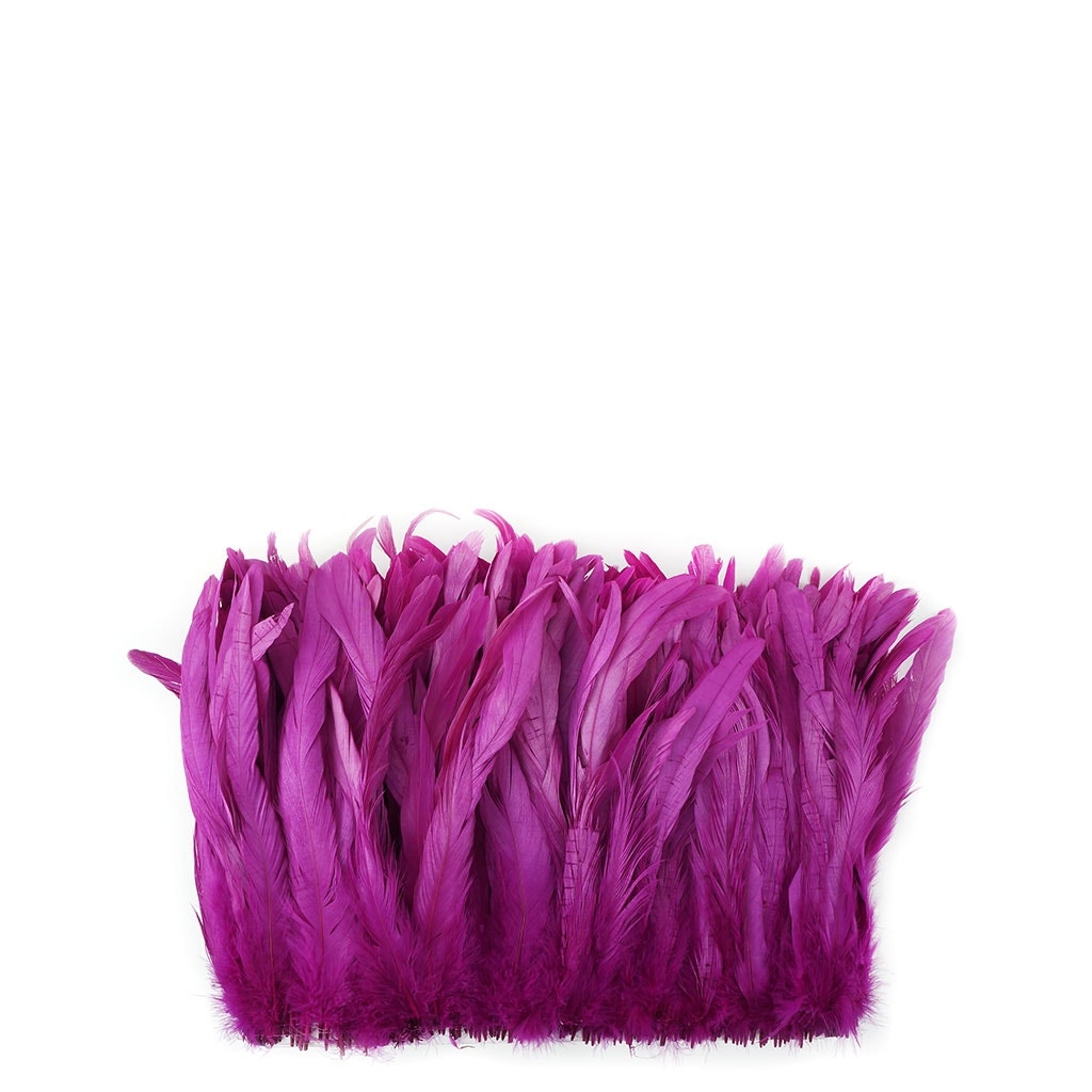 Rooster Coque Tails-Bleach-Dyed - Very Berry