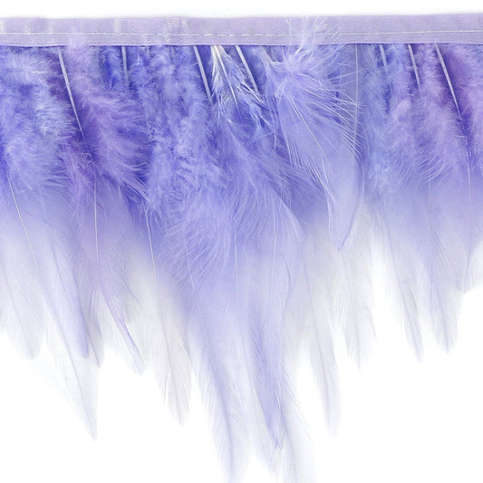 Saddle Fringe Dyed Lavender