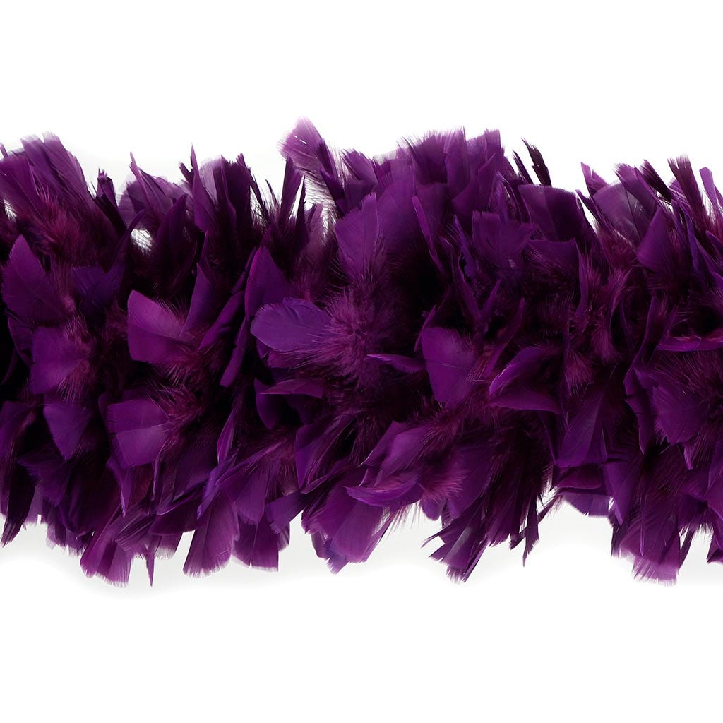 Purple Turkey Boa For Sale | Solid Color 2 yards Feather Boa ...
