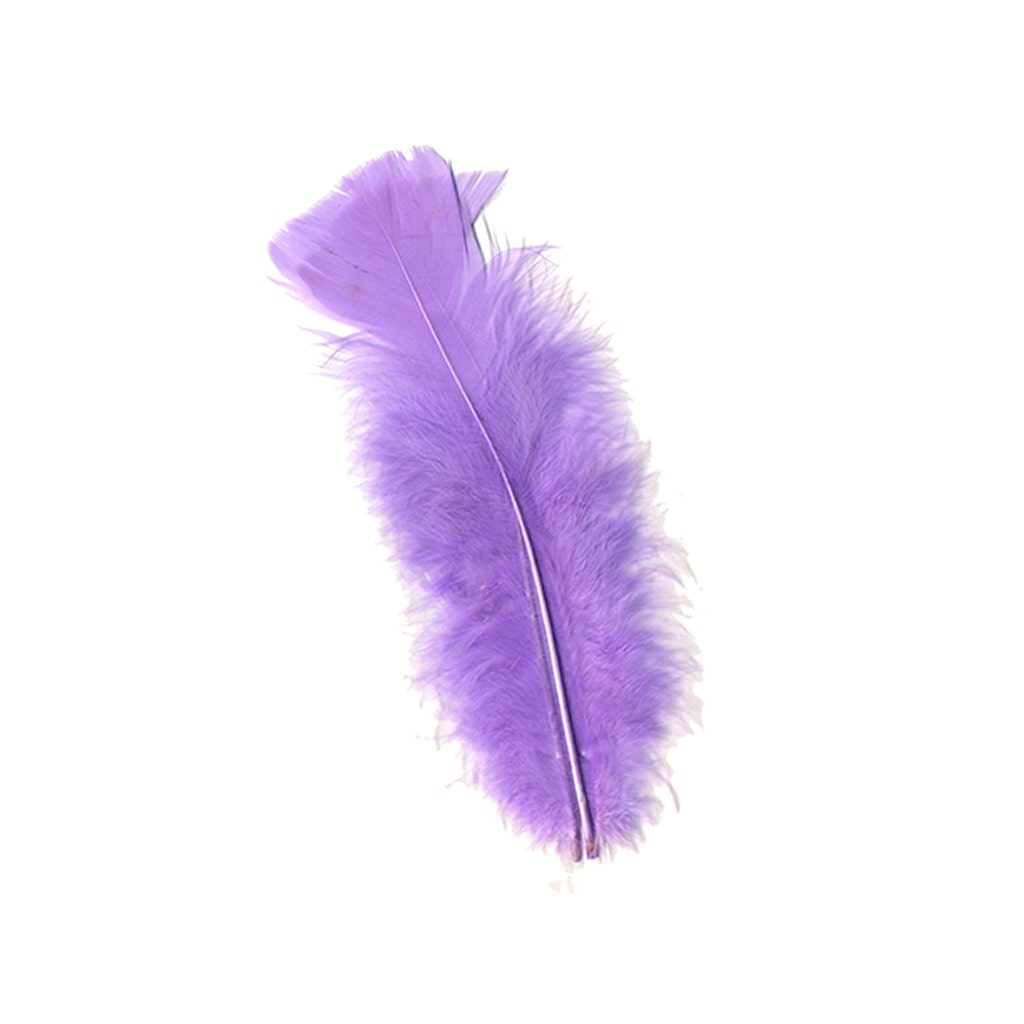 Turkey Feather Flats Dyed - Lavender
