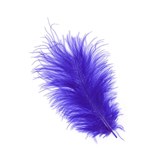 10 pcs Purple Turkey Pointer Feathers 10-15 Dyed Large Wing Tail Feathers