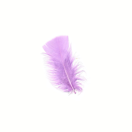 Loose Turkey Plumage Feathers - 1/4 lb - Orchid