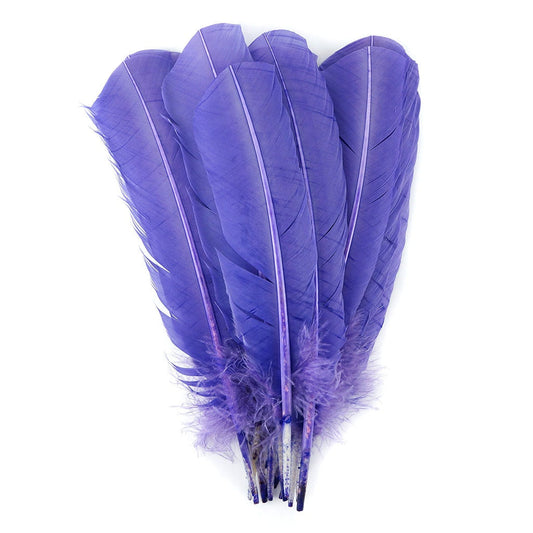 Turkey Quills by Pound - Left Wing - Lavender