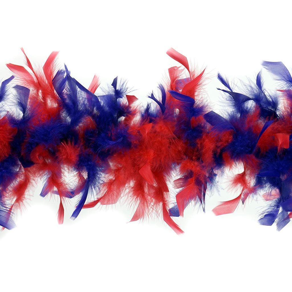 Chandelle Feather Boa - Lightweight - Red/Regal