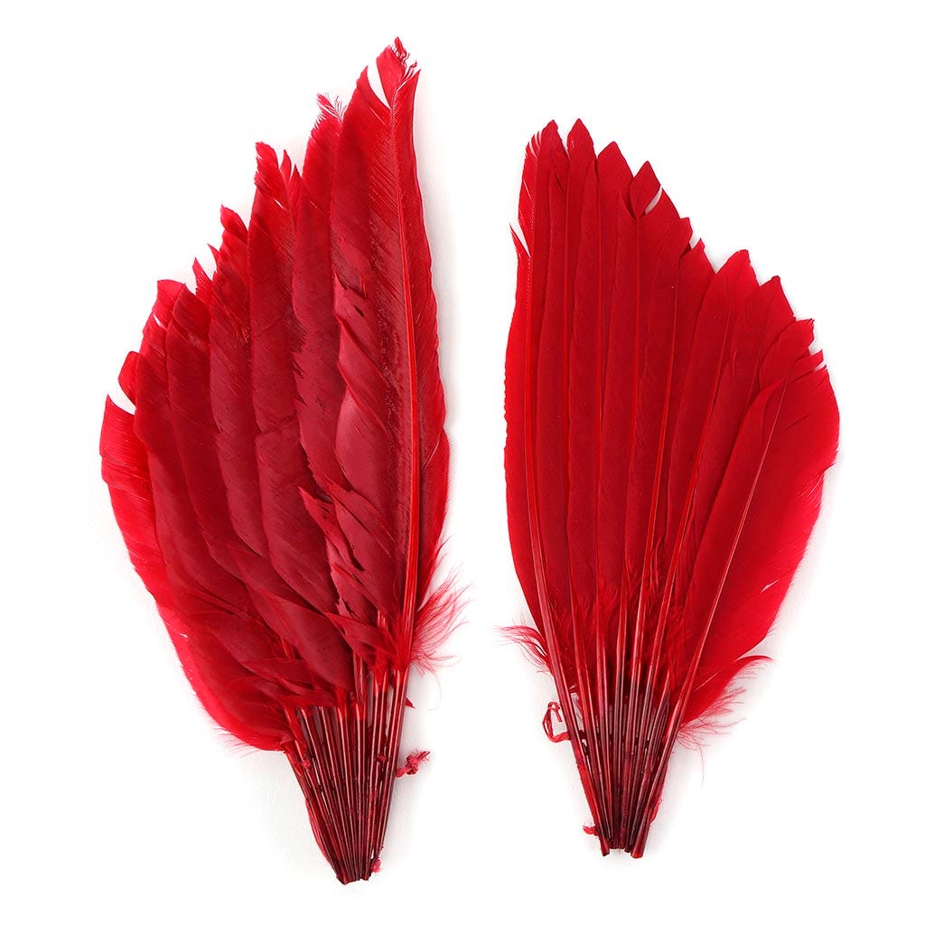 Duck Wing Fan Trim - Red