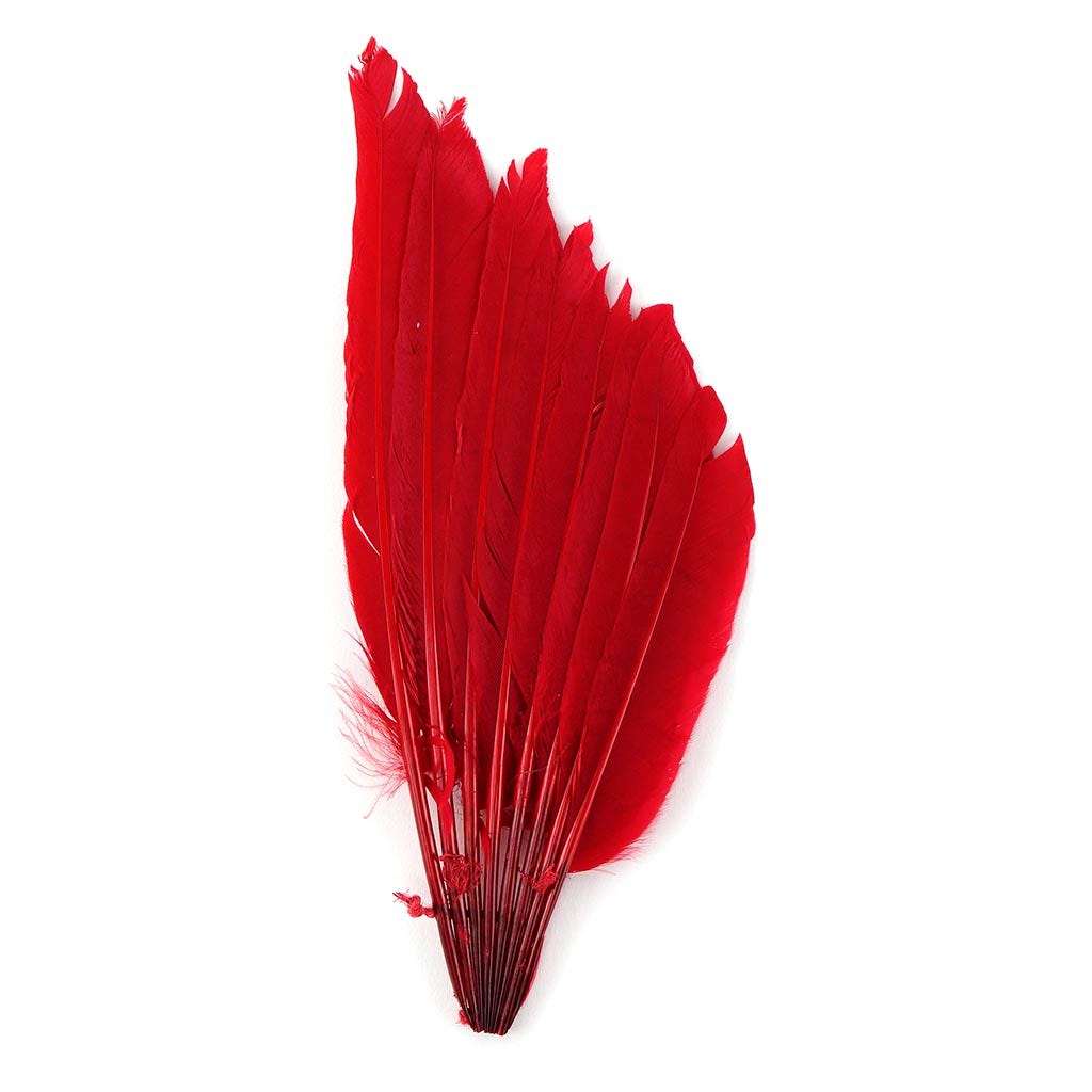 Duck Wing Fan Trim - Red