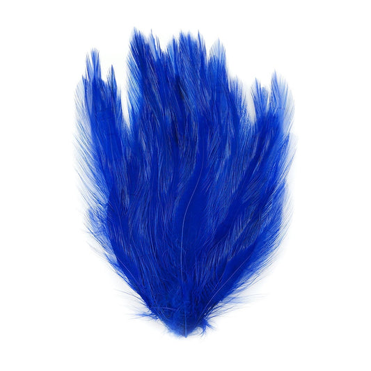 Feather Hackle Pads Dyed - Royal