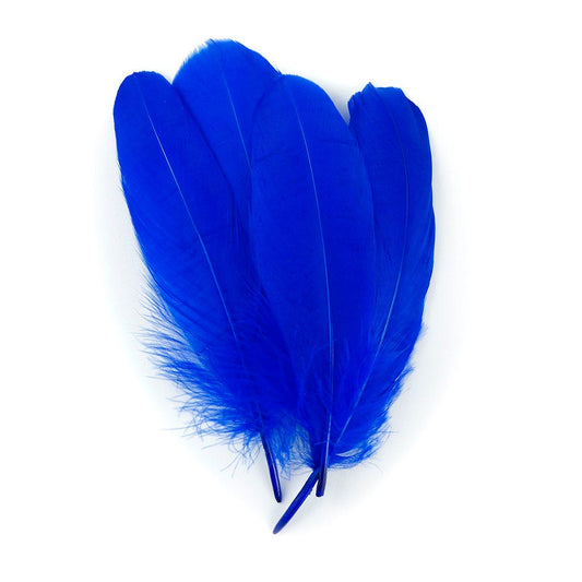 Bulk Goose Pallet Feathers 6-8 Inch - 1/4 LB - Royal