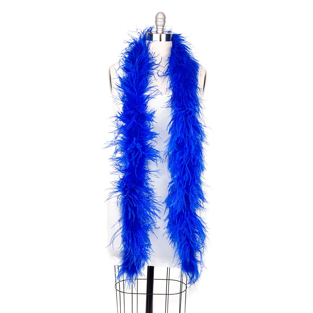 Royal Blue 2 Ply Ostrich Feather Boa