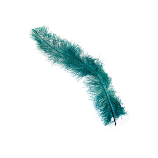 Ostrich Feathers-Floss - Teal