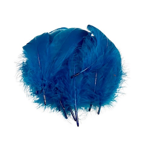 Nagoire Feathers, 1/4 Lb Light Blue Goose Nagoire Wholesale Feathers bulk  Wedding Party Craft Supplier : 4038 
