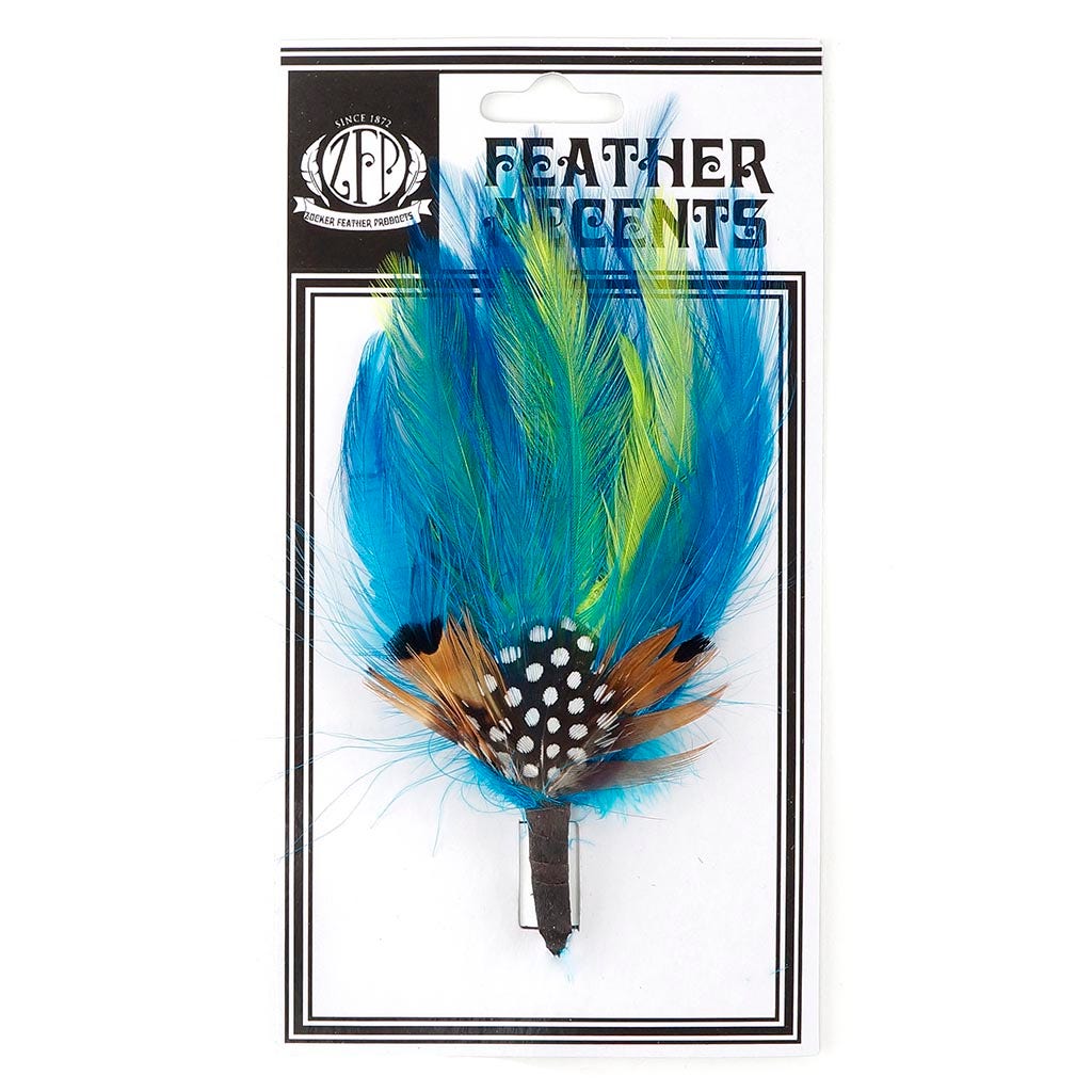 Feather Corsage-Hackle-Pheasant-Guinea Plumage - LM/LT/N
