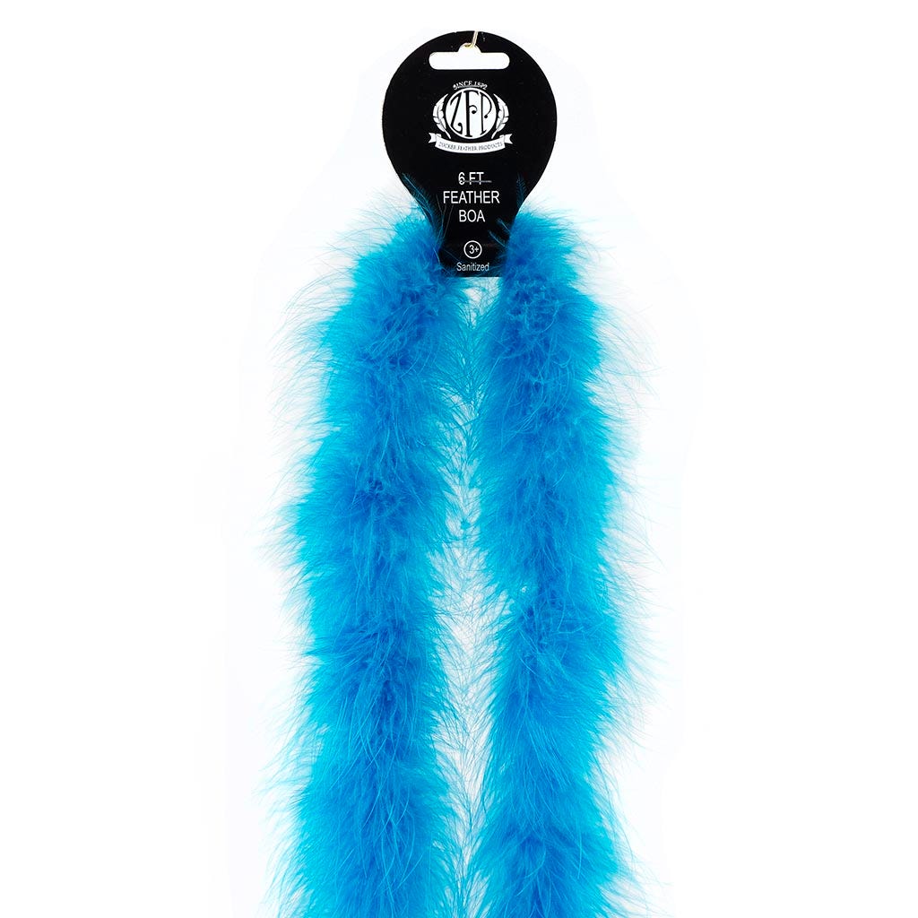 Marabou Feather Boa - Mediumweight - Dark Turquoise