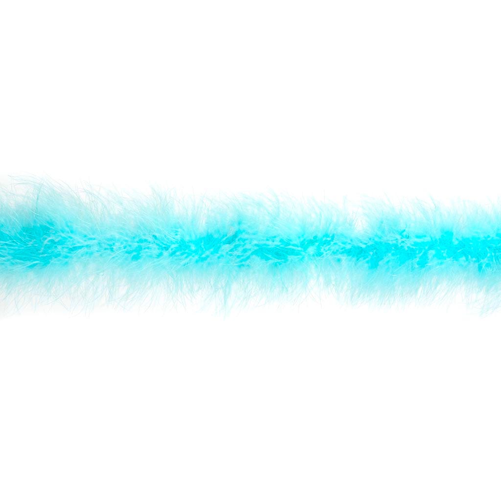 Marabou Feather Boa - Mediumweight - Light Turquoise