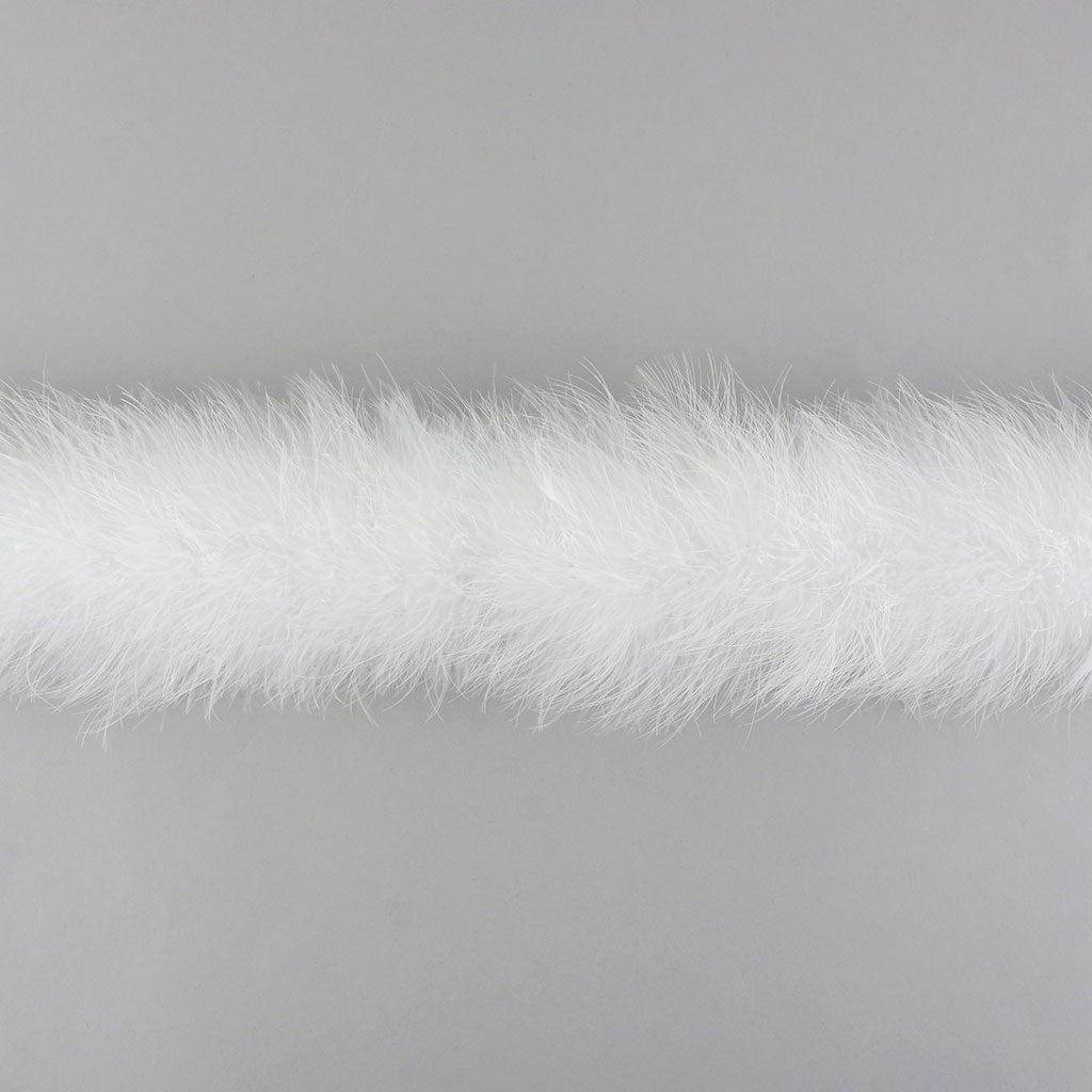 Extra Thick Marabou Feather Boa - White