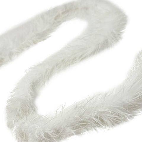 Ostrich Feather Boa - Value Four-Ply - White