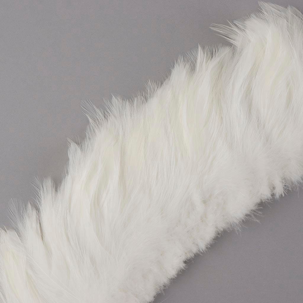 Rooster Hackle-White-Dyed - White