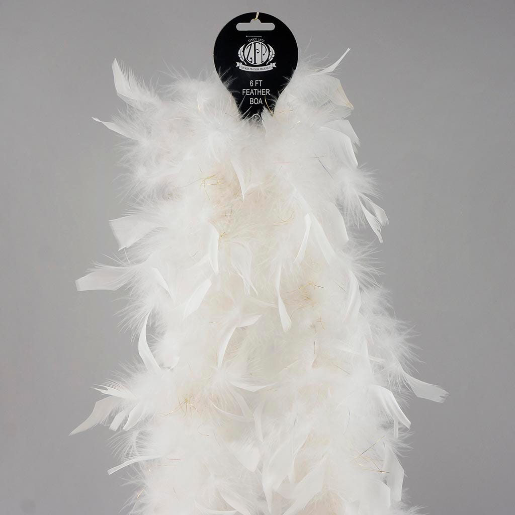 White Feather Boa