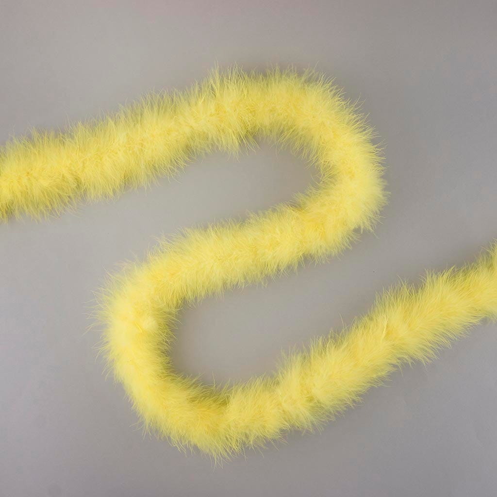 Marabou Feather Boa - Mediumweight - Flourescent Yellow