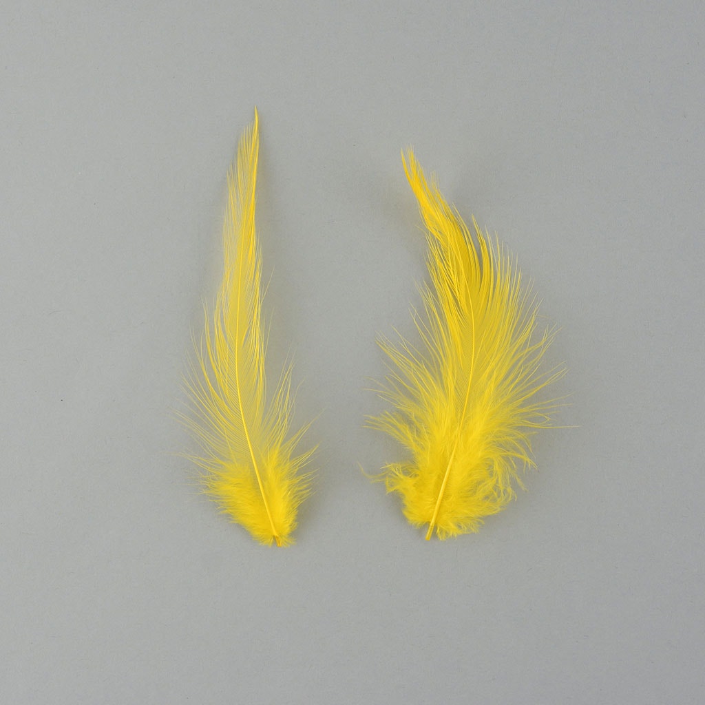 Rooster Hackle-Dyed - Yellow