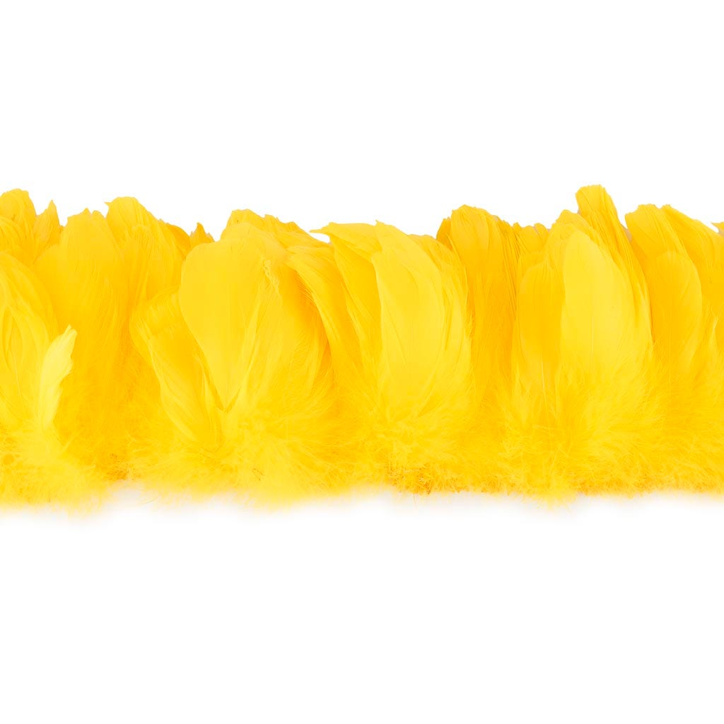 Goose Nagorie Feathers Dyed - Yellow